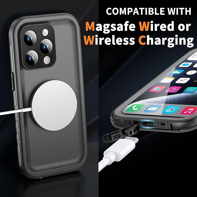 Cozycase Compatible with iPhone 14 Pro Max Waterproof Case - Image 8