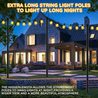 AHRLHR 7 Pack String Light Poles, Poles - Image 5