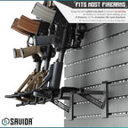 Savior Equipment Wall Rack System Heavy-Duty Steel Tactical Rifle Carbine - Image 4