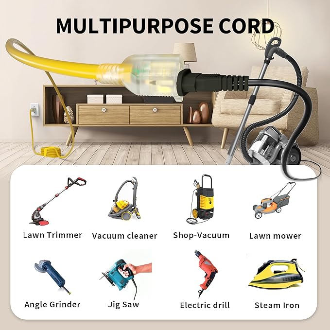 POWGRN 150 Ft 10AWG Outdoor Extension Cord Waterproof Heavy Duty 10 Gauge - Image 7
