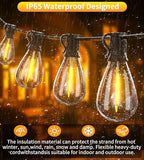 Tenmiro 120FT Outdoor String Lights, Ultra Long Waterproof 30+2 Edison - Image 4