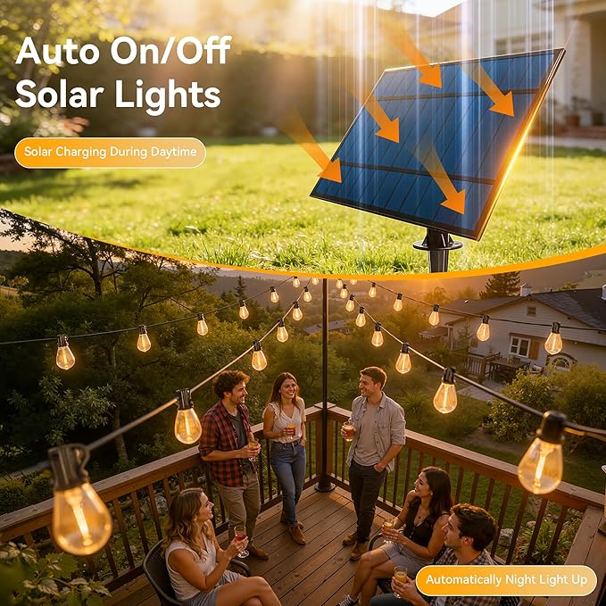 Ollny S11 30FT Solar String Lights Outdoor - Image 2