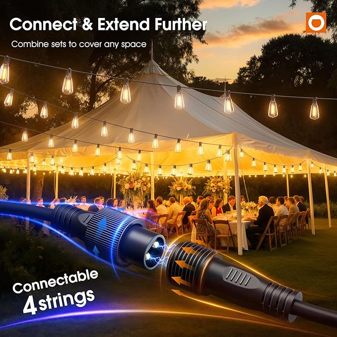addlon 400FT Outdoor String Lights - Image 7