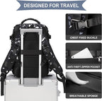 WONHOX Large Travel Backpack Carry on Flight Approved Laptop Work Business - Image 4