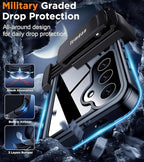Temdan Compatible with Samsung Galaxy S24 Case Waterproof with Belt Clip Holster - Image 4