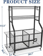 Mythinglogic Sports Equipment Garage Organizer, Garage Ball Storage - Image 5