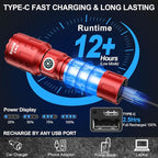 Banral Flashlights High Lumens Rechargeable, Super Bright Long Range Small - Image 6