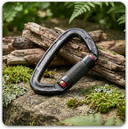 FresKaro UIAA Certified 25KN Auto Locking Climbing Carabiner Clips, Twist Lock - Image 7