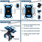Baby Stroller Phone Holder, Shopping Cart, Golf Cart, Push Cart, Bike Phone - Image 2