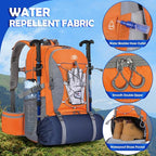 NUBILY 50L Hiking Backpack Waterproof Camping Backpack - Image 3