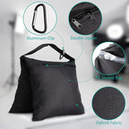 2 Packs Sandbags Weight Bags for Light Stand Photography Video Support - Image 3