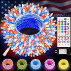 LitHome 33Ft 100 LED Color Changing Christmas String Lights, 35 Colors 9 Modes by LitHome