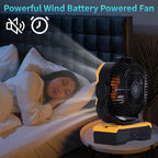 WESTTREE Battery Powered Fan Powerful Airflow Battery Operated Air Circulator - Image 5