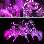 Brightown Valentine's Day 12 Pack Pink Led Fairy Lights Battery Operated String - Image 6