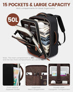 LOVEVOOK Rolling Backpack for Women, 50L Travel Backpack - Image 3