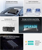 POWOXI-9W-Solar-Battery-Trickle-Charger-Maintainer -12V Portable Waterproof - Image 3