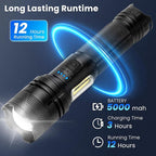 THY TRY Rechargeable LED Flashlights High Lumens, 90000LM Super Bright - Image 3