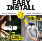 Bionic Flood Light 2 Pk Solar Lights Outdoor Waterproof, Ultra Bright 89 LEDs - Image 3