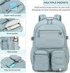 Lohol Multi-Pocket Backpack for Travel College, Heavy Duty Big Bookbag - Image 6