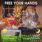 Vimorg Solar String Lights Outdoor, 2 Pack 170FT 480 LED Waterproof Solar - Image 3