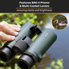 Carson RD Series 8x26mm Open-Bridge Waterproof Compact Binoculars - Image 4