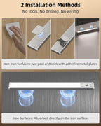 EZVALO 134 LED Under Cabinet Lights, 4000mAh Rechargeable Motion Sensor Light - Image 7