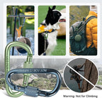 Carabiner Clip, Key Hooks for Keychain Aluminum D Ring Shape Carabiner - Image 3