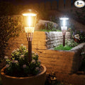 BITPOTT Solar Pathway Lights Outdoor, 8 Pack Bright 2-in-1 Warm&Cold Solar by BITPOTT
