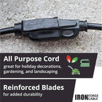 Iron Forge Cable 10 ft Lighted Outdoor Extension Cord - Image 7