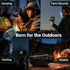 Sheawasy Night Vision Monocular, 2.8" Large Screen, 850nm Dual IR, 8GB Memory - Image 6