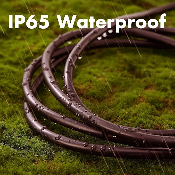 20ft Brown Outdoor Extension Cord Waterproof, UL Listed, 16/3 SJTW Heavy Duty 3 - Image 4