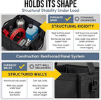 XL Modular Trunk Organizer System – 4 Section Extra Large Car Cargo Organizer - Image 7