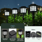 SOLPEX Solar Outdoor Lights, 12 Pack Path Lights, Walkway Light Outdoor - Image 2
