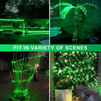 JMEXSUSS 2 Pack St Patricks Day Solar Lights, Each 33ft 100 LED Green Solar - Image 5
