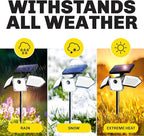 Bionic Flood Light 2 Pk Solar Lights Outdoor Waterproof, Ultra Bright 89 LEDs - Image 5
