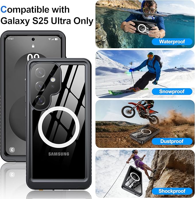 ANTSHARE IP68 Waterproof Case for Samsung Galaxy S25 Ultra - Image 8