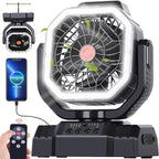 AVV 20000mAh High Speed Portable Camping Rechargeable Fan by AVV