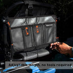 Mesh Storage Kayak Storage Compartments Set Attaches to Kayak Seat or T-track - Image 2