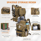 Goture Fishing Backpack, 58L 900D Water-Resistant Insulated Tackle Backpack - Image 2