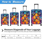 Luggage Cover Protector for 22-24 Inch Suitcases, TSA Approved Elastic Travel - Image 2