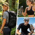 2Pcs 500ml Soft Flask, TPU Collapsible Soft Water Bottle - Image 7