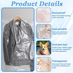 100 Pack Plastic Dry Cleaning Bags 23.6x35.4 Inch Garment Bags - Image 6