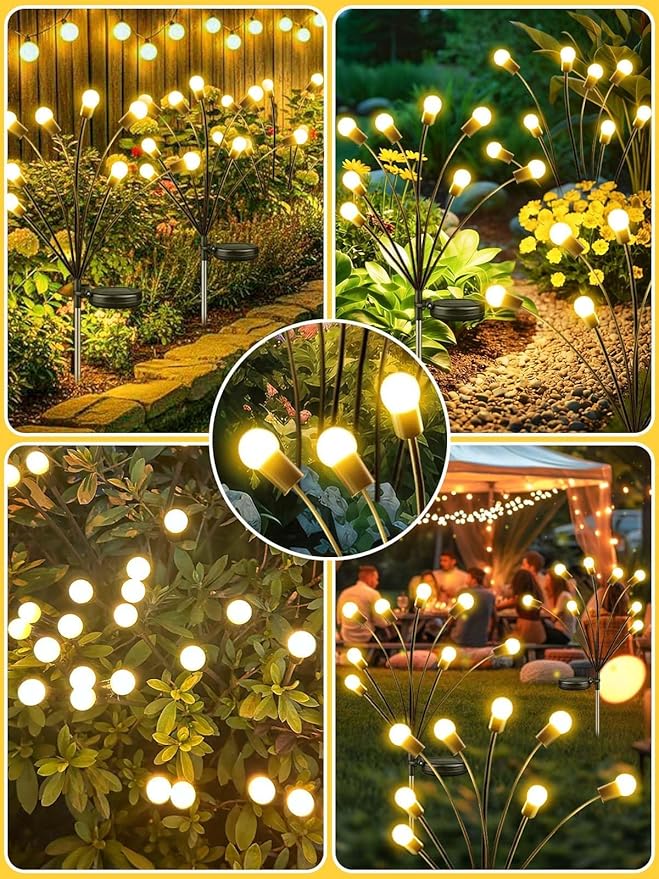 2026 Upgraded Solar Lights Outdoor, 12 Pack Solar Garden Lights - Image 5