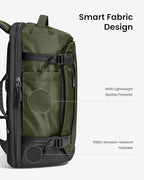 tomtoc Travel Backpack 40L, TSA Friendly Flight Approved Carry-on Luggage Hand - Image 8