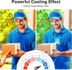 Portable Fan 4000mAh Rechargeable, 4 Speeds 13000RPM Strong Airflow, Personal - Image 5