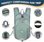 15L Foldable Hiking Backpack, Lightweight Packable Waterproof Machine Washable - Image 6
