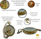Brass Compass Gift to My Son Never Forget I Love You, Sentimental Keepsake from - Image 5