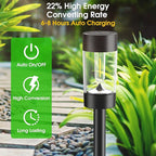 Eyrosa Solar Lights Outdoor, 12 Pack Waterproof Solar Landscape Lighting - Image 3