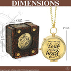 Handmade Brass Antique Compass - Image 3