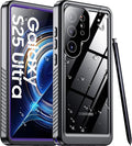 Temdan Designed for Samsung Galaxy S25 Ultra Case Waterproof, Built-in Lens & by Temdan
